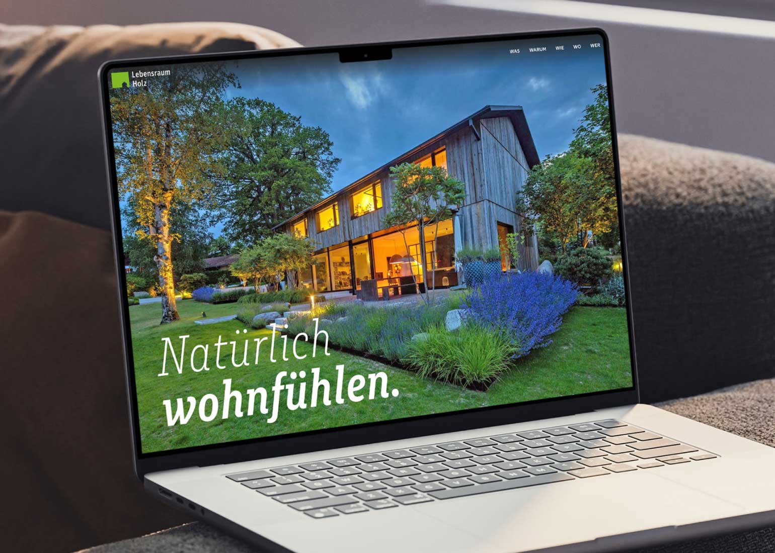 Branding & Website Lebensraum Holz